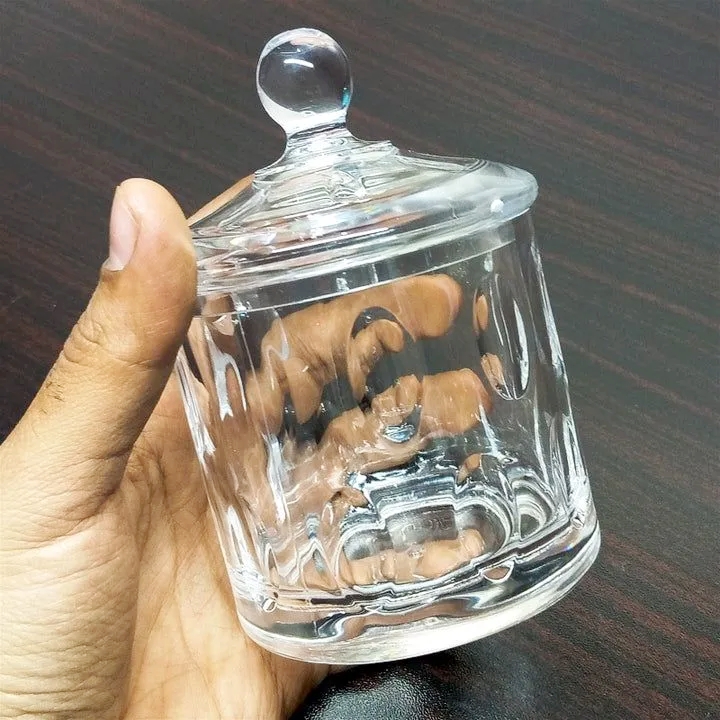 Jam Jar Acrylic Clear Salt Sugar Kitchen Storage Container